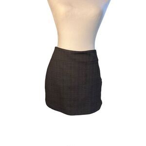 Zara plaid mini skirt